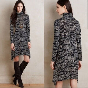 Womens Anthropologie Maeve, long sleeve, turtleneck, dress size small